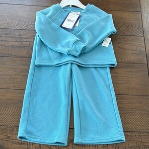 Girls Champion Blue Moon Ribbed Set